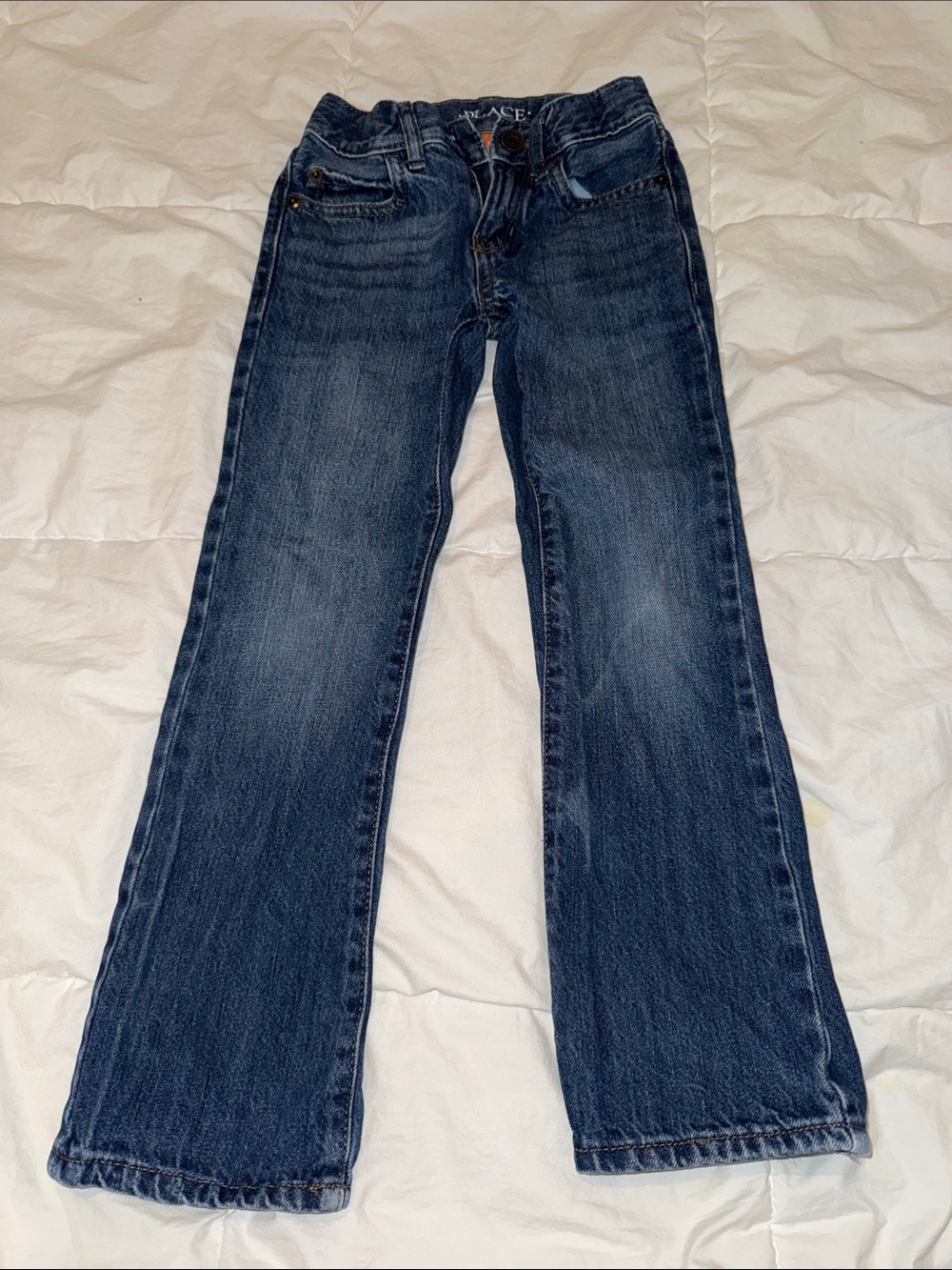 The Children's Place Dark Blue Flared Kids Jeans